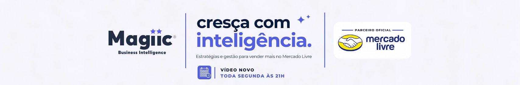 Magiic Business Intelligence — cresça com inteligência. Canal no YouTube.