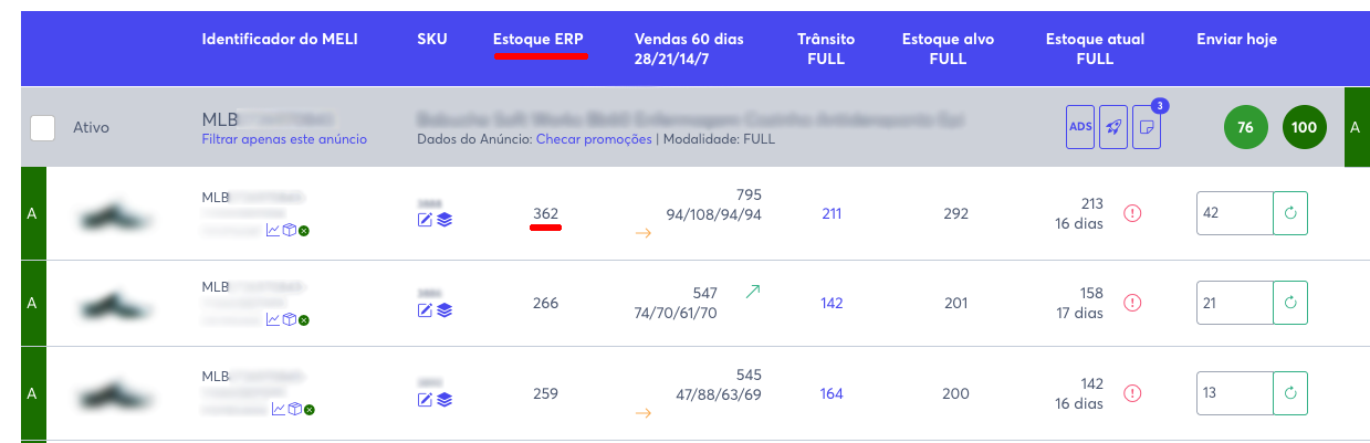 Integração de estoque ERP com Magiic - sincronização automática com Bling, Tiny e outros sistemas